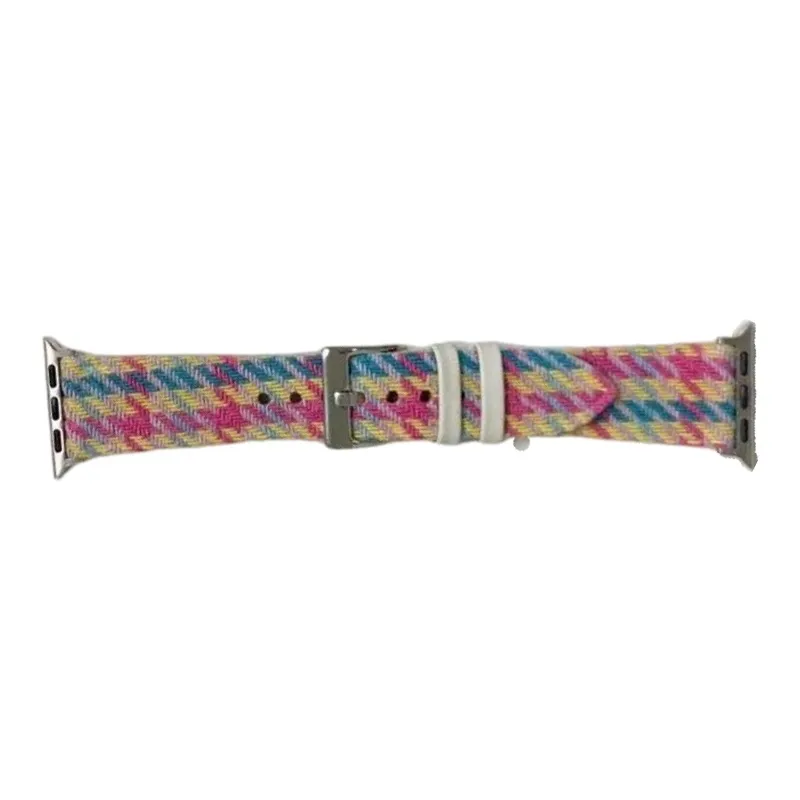 Warbler Dew Watch Band Apple Compatibility Woolen Material-2