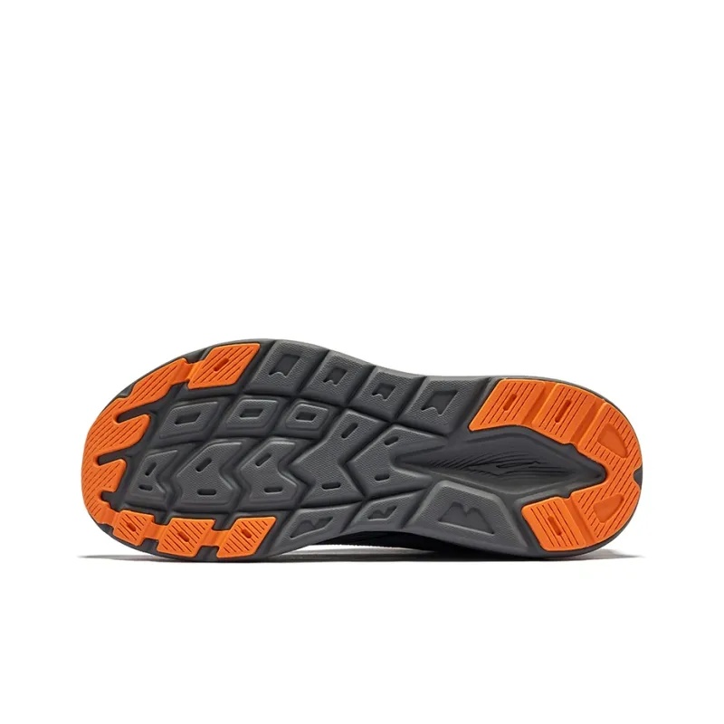 Erke Lightweight Rebound Low Top QiTian Technology Running Shoes Men's Carbon Gray With Solid Black-4