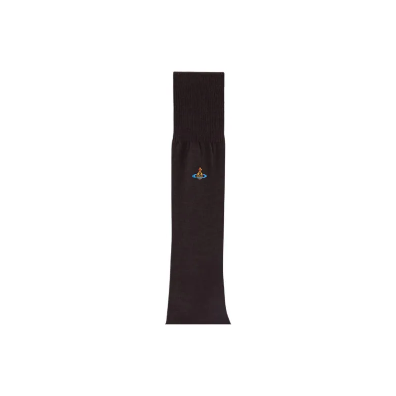 Vivienne Westwood FW24 Knee-High Socks Women's 1 Pack Brown-2