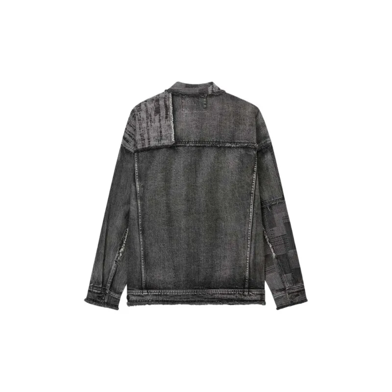 MUSIUM DIV Patchwork Denim Jacket-1