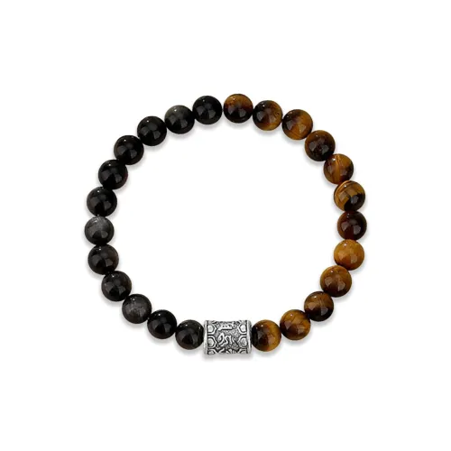 SEVEN COOK Obsidian Bracelets Men's