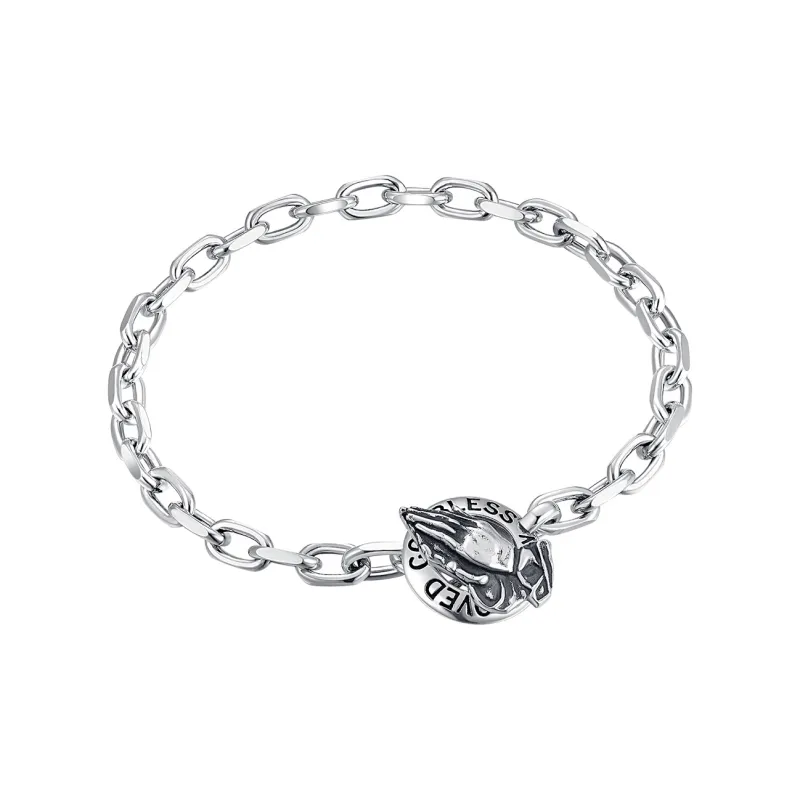 JANENG 925 Sterling Silver Bracelets Unisex-0