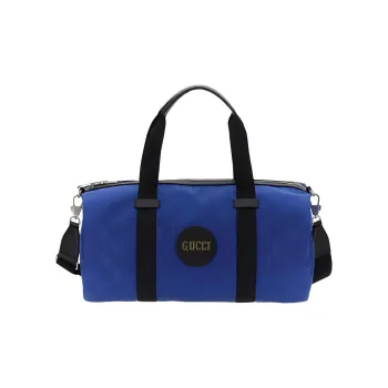 GUCCI Off The Grid Nylon With Leather Handbag, Shoulder Bag, Crossbody Bag, Travel Bag Men's Blue