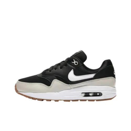 Nike Air Max 1 Slip Resistant Cushioning Low Top Kids' Running Shoes what White Teenagers