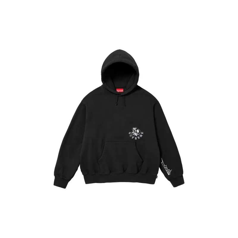 Supreme Wild Embroidered Hooded Sweatshirt-4