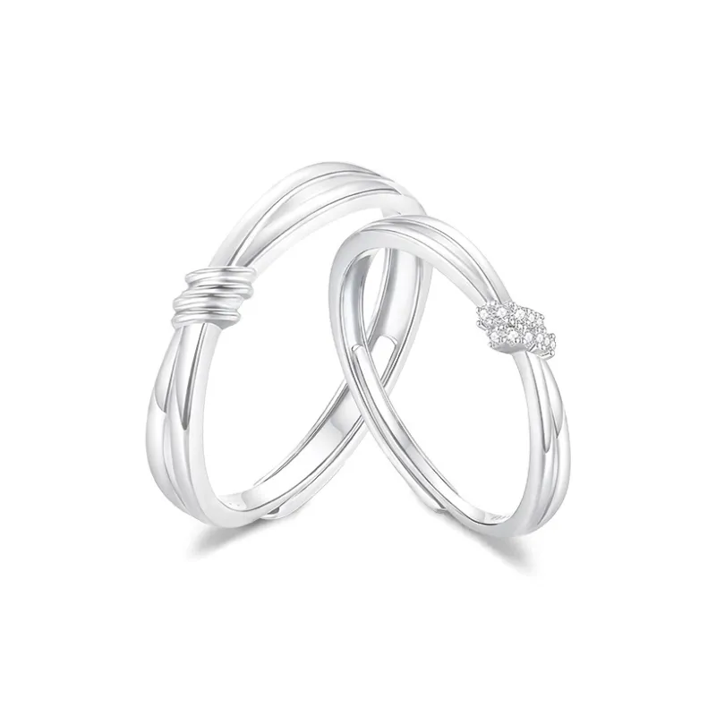 FORCHI Sterling Silver Rings Unisex Girl's Birthday And Anniversary Gift-0