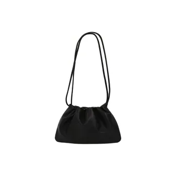 NOTHING WRITTEN Sheepskin Crossbody Bag Shoulder Bag Mini Women's Black