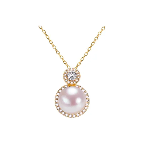 ZHENZHUAOMI Freshwater Pearl Necklaces Women's
