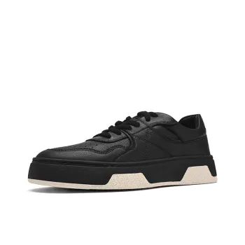 BASIC HOUSE Hundred Houses Good Hormone Collection Urban Explorer Low-Top Skateboard Shoes Men's Black