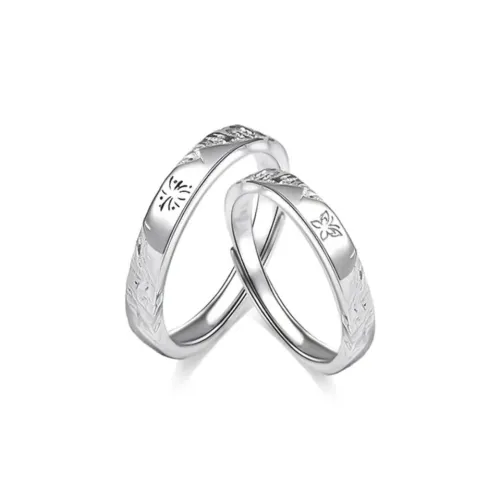 QIANCHANG S999 Fine Silver Rings Unisex