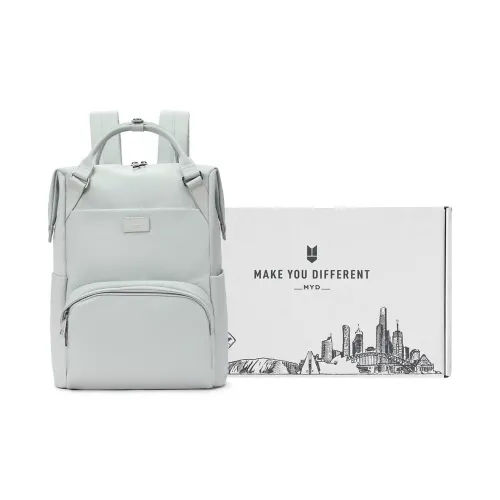 MYD Polyamide Backpack Medium Size Women's Coconut Ash