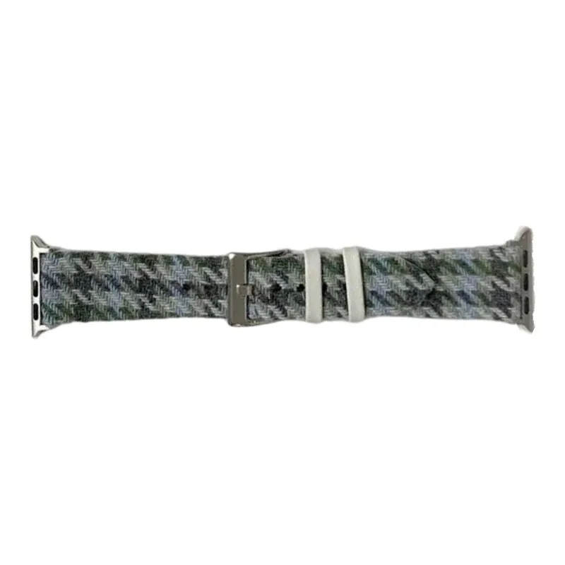 Warbler Dew Watch Band Apple Compatibility Woolen Material-11