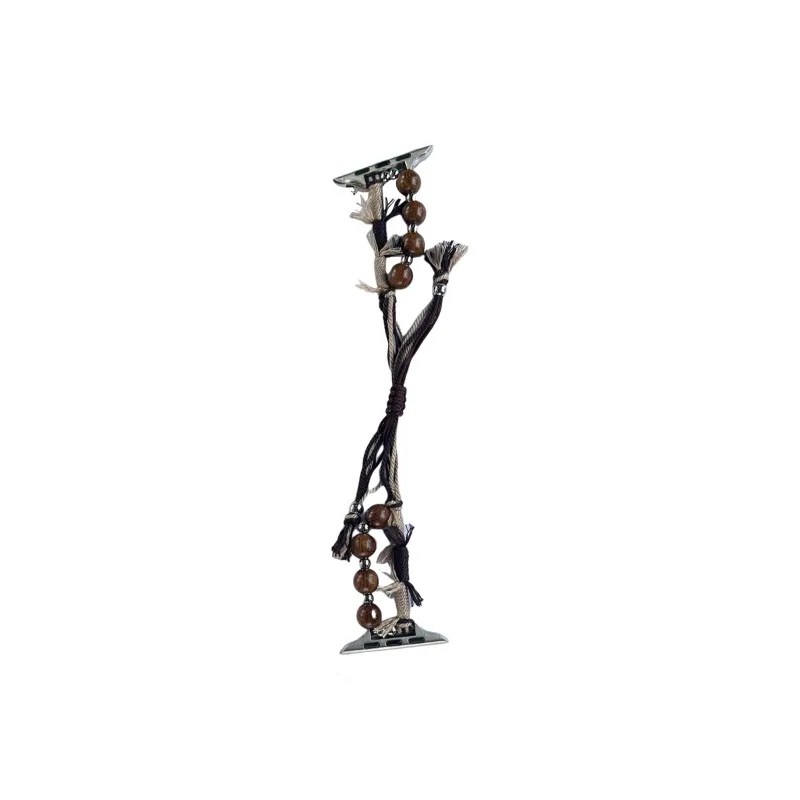 NCFCK Watch Band Apple Compatibility Jute Rope Bead Material-6