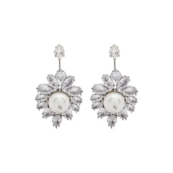 SIMONE ROCHA Embellished Crest Earrings