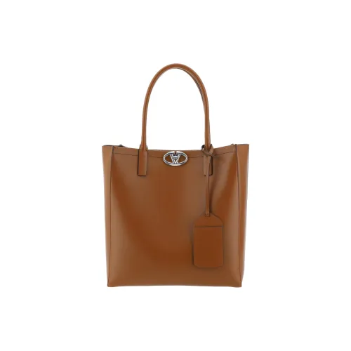 Valentino GARAVANI Calfskin One Shoulder Handbag Men's Tobacco
