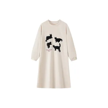 Maultiay Nightgown Women's Apricot