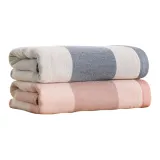 [2 Pack]Leather Pink, Gray Blue[100% cotton, Skin-Friendly/Anti-Pilling]