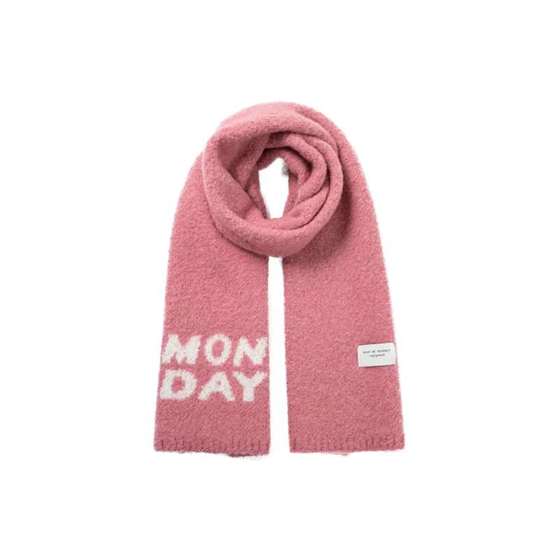 Fancet Studios Sheep Wool Knit Scarves Women's-6