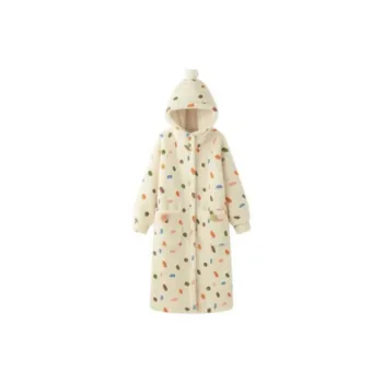 OEING Bath Robes Women's Multicolor Polka Dot