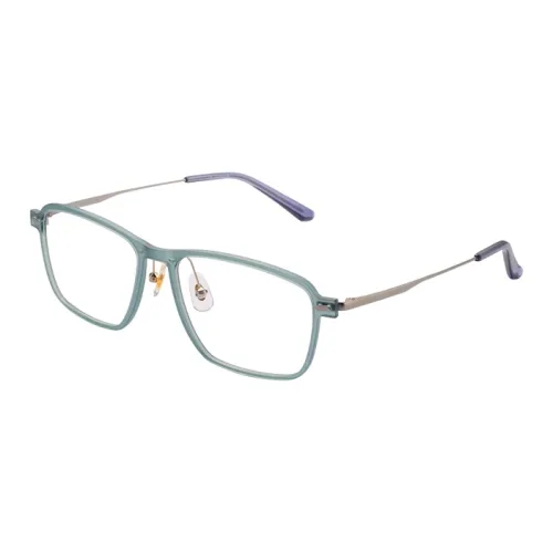 SEIKO Titanium Β Titanium Square Eyeglass Frames Unisex Turquoise