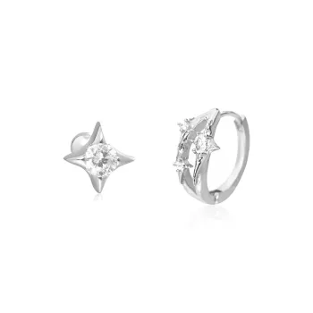 JOLLY NOTE S925 Silver Earrings Unisex