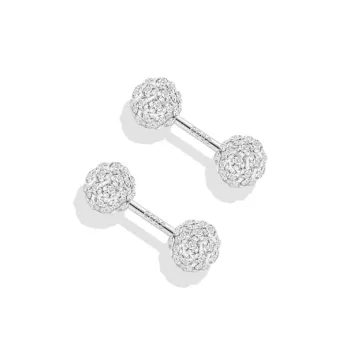 KiNGZiT Sterling Silver Stud Earrings Women's