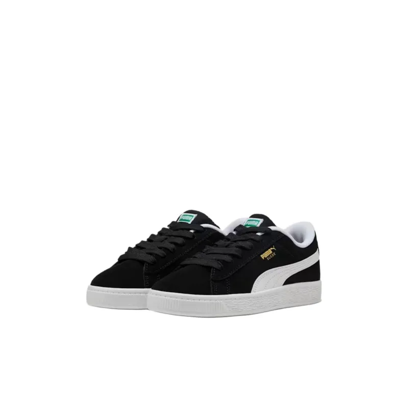 PUMA Suede Classic Anti Slip Wear Resistant Low Top Kids' Skateboarding Shoes Black Kids'-2