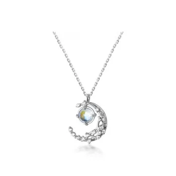 KING OF BLING 925 Sterling Silver With Colored Glaze Necklaces Women's
