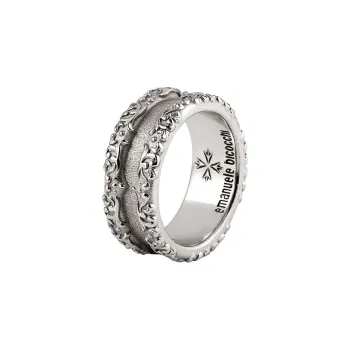 EMANUELE BICOCCHI Arabesque Double Band Ring