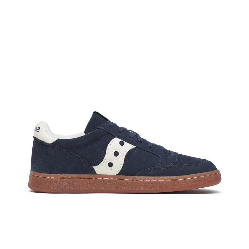 Saucony Jazz Court Anti Slip Wear Resistant Low Top Skateboard Shoes Unisex Blue-1