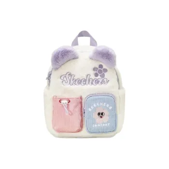 Skechers Polyester Backpack Regular Kids' Pure White