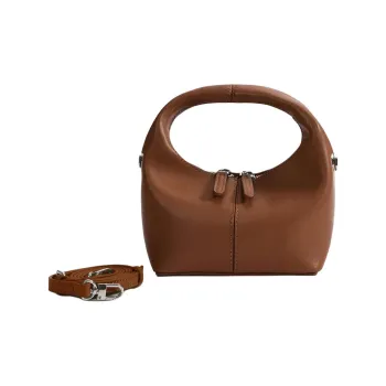 BOB ORE BLUE COLLECTION Cow Leather Handbag Small Size Women's Caramel