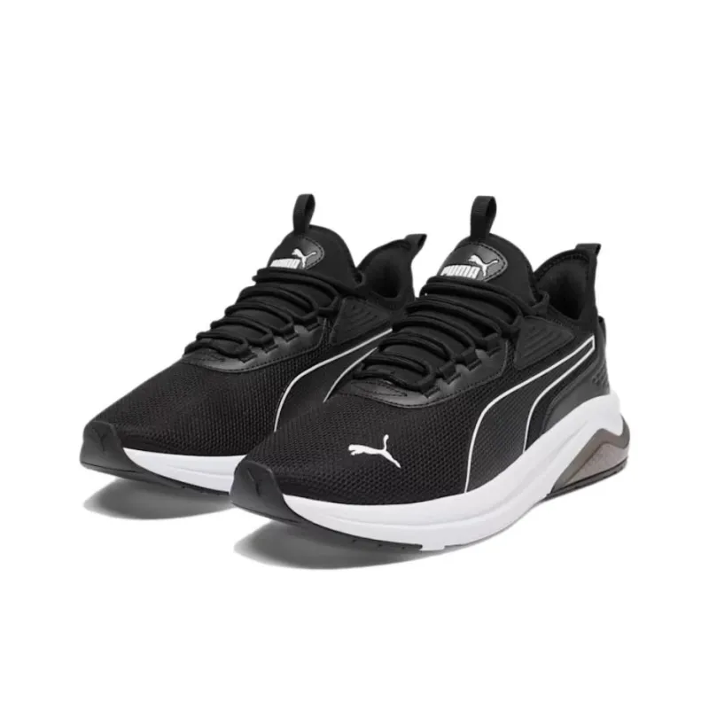 PUMA Amplifier Anti Slip Wear Resistant Low Top Casual Shoes Unisex Black-2