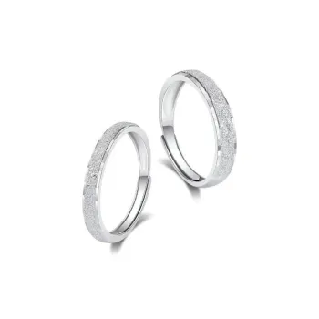 Stone Edge Poly 999 Fine Silver Rings Unisex