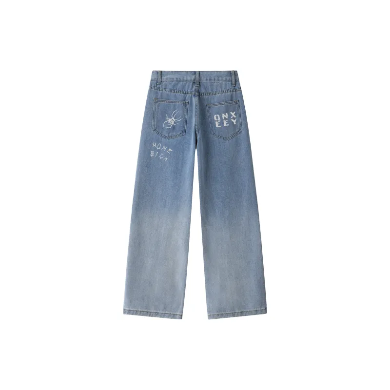 Qnxeey Jeans Unisex-7