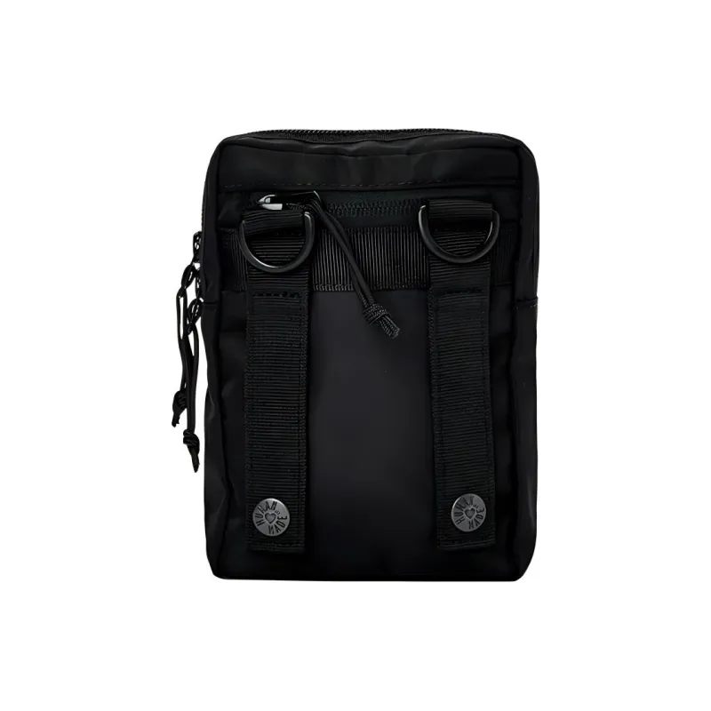 HUMAN MADE Nylon Shoulder Bag, Crossbody Bag Unisex Black-1