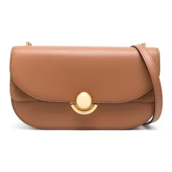 Furla Calfskin Shoulder Bag, Crossbody Bag Trumpets Women's Brown