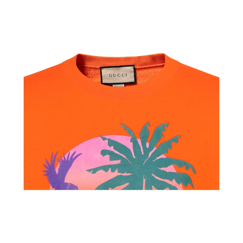 GUCCI Love Parade Printed Cotton Sweatshirt-7