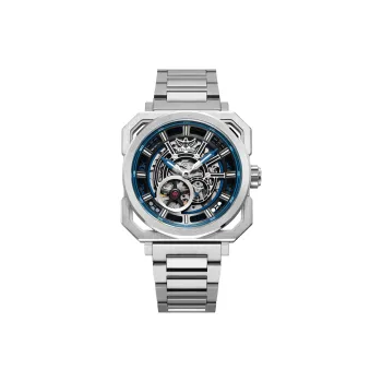 YELANG Automatic Mechanical Movement Stainless Steel Strap Watch Men's Watches Cut Out Dial
