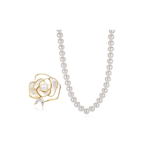 QLADY Faux Pearl Necklaces Women's