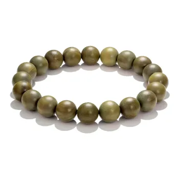 JIAFULAI Green Sandalwood Bracelets Unisex