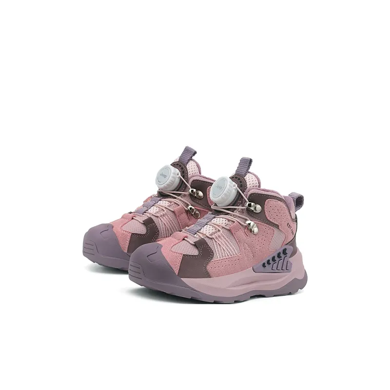 Jeep Wear-Resistant Cushioning Warm Kids Lifestyle Shoes Pastel Pink/Mauve Kids'-2