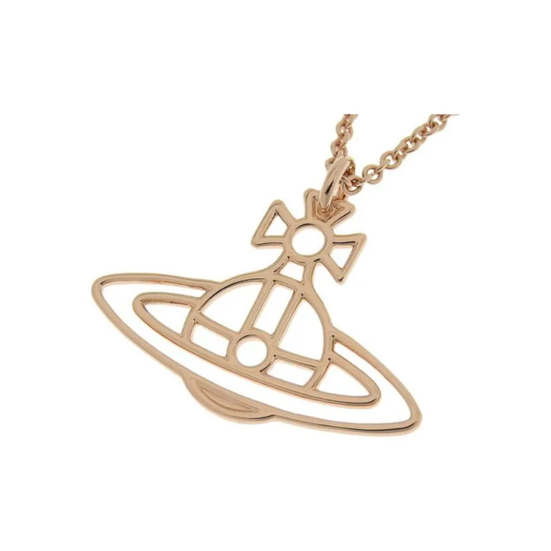 Vivienne Westwood Brass Necklaces Women's Rose Gold-2