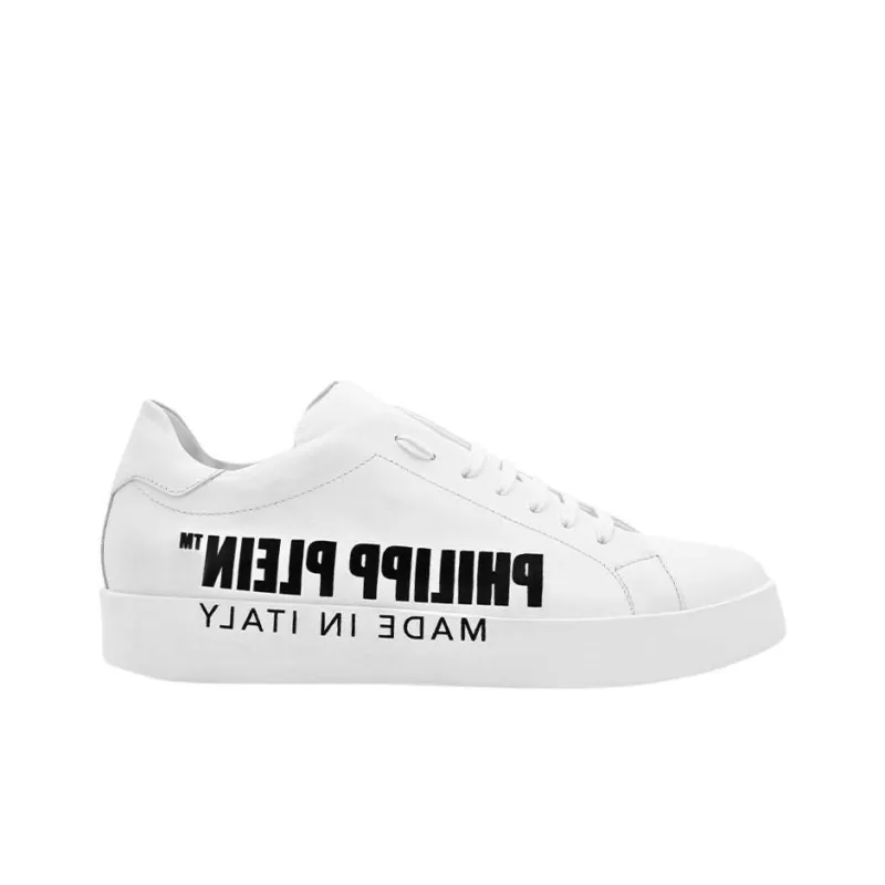 PHILIPP PLEIN Leather Low-top Sneakers-1