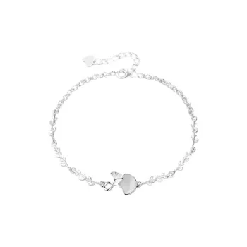 Happy Tide S990 Sterling Silver Bracelets Women's Silver