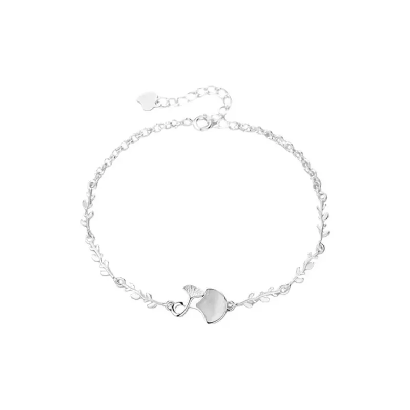 Happy Tide S990 Sterling Silver Bracelets Women's Silver-0