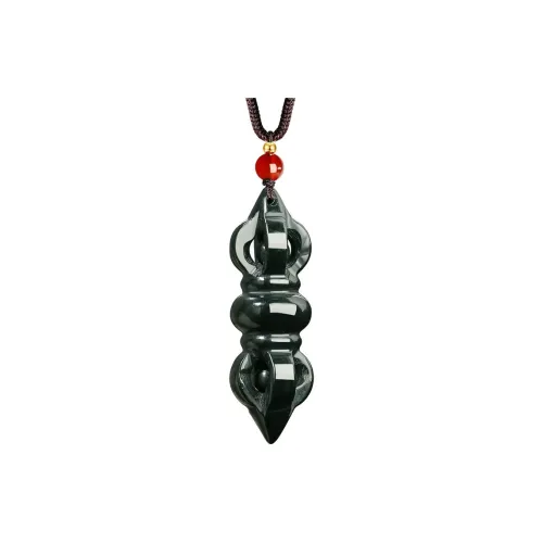 Princess Cui Hetian Jade Necklaces Green Jade Unisex