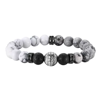 LIANDUO Map Stone Bracelets Unisex