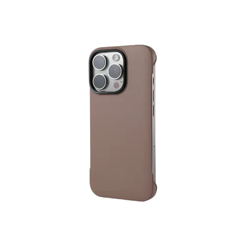 DEPA PC Material Frameless Litchi Grain Phone Cases Compatible With Apple 16 Pro Max/iPhone 15 Pro/14/13/12