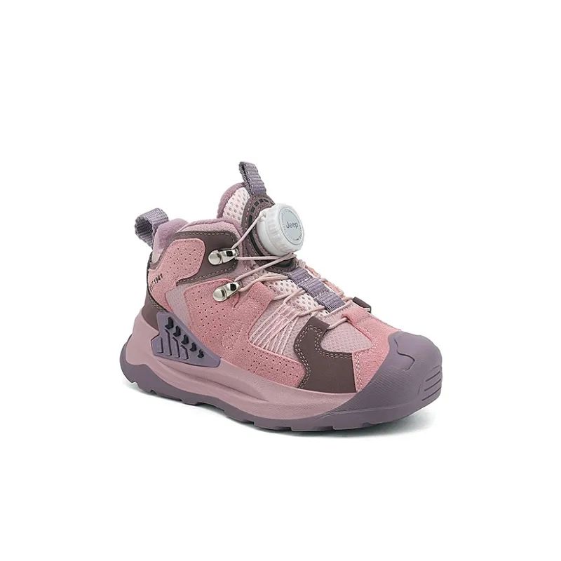 Jeep Wear-Resistant Cushioning Warm Kids Lifestyle Shoes Pastel Pink/Mauve Kids'-4